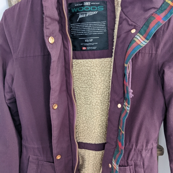 Woods shearling lined winter jacket - Picture 2 of 9